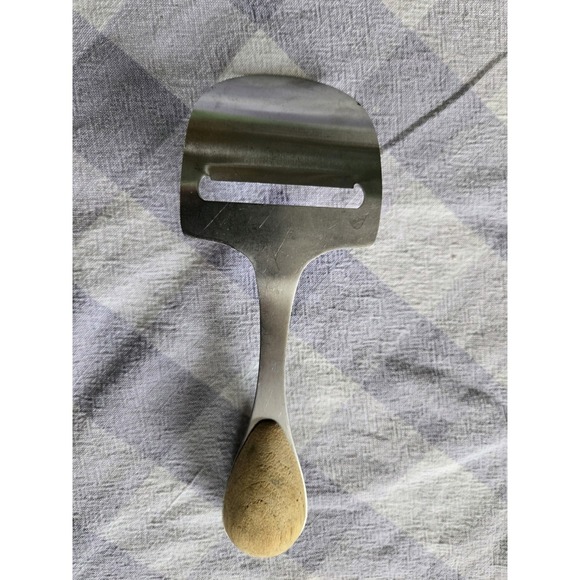 Vintage DANSK Designs Denmark Torun Cheese Knife Slicer Wood Teak Handle - Picture 2 of 3